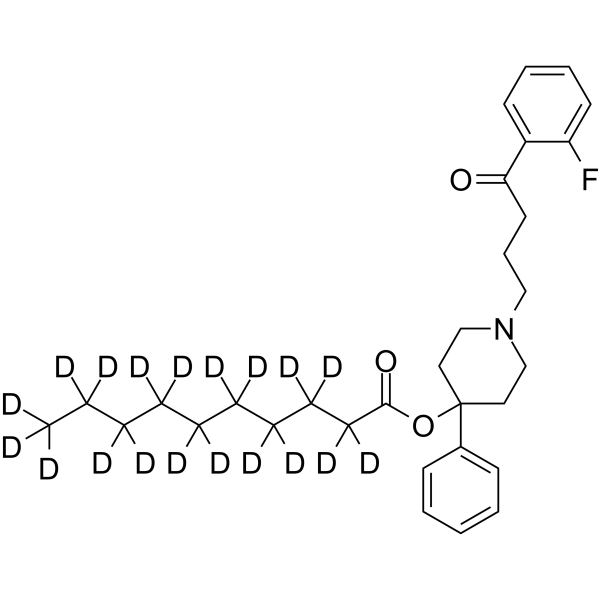 4-Defluoro-2-fluoro haloperidol decanoate-d19