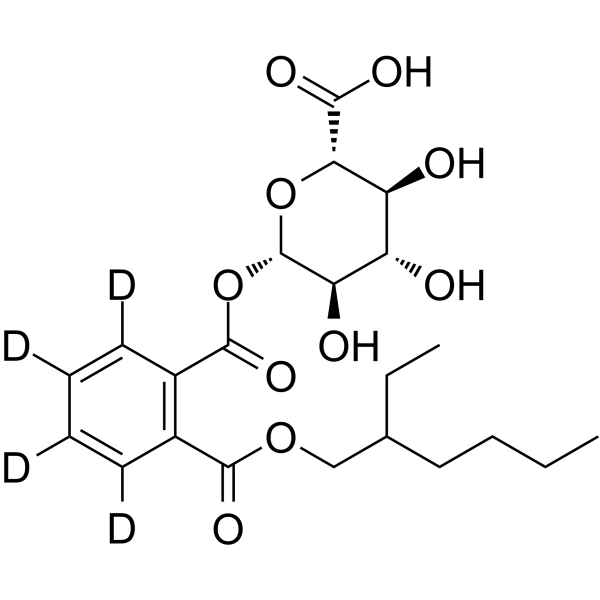 Mono-(2-ethyl-hexyl) phthalate (phenyl) glucuronide-d4