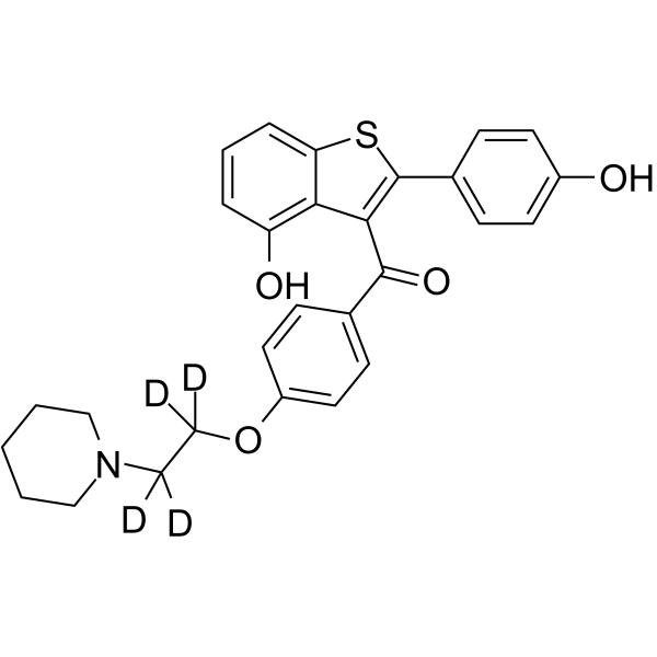 4-Hydroxy Raloxifene-d4