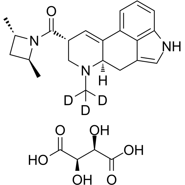 Lysergic acid (2S,4S)-dimethylazetidine-d3 L-tartrate