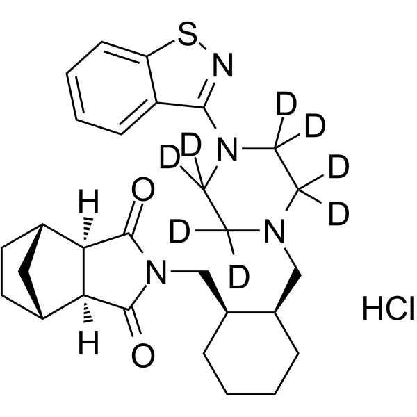 Exo-cis-Lurasidone-d8 hydrochloride