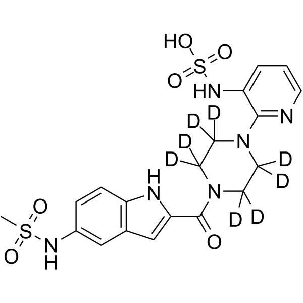 N-Desisopropyl Delavirdine-d8 N-sulfate