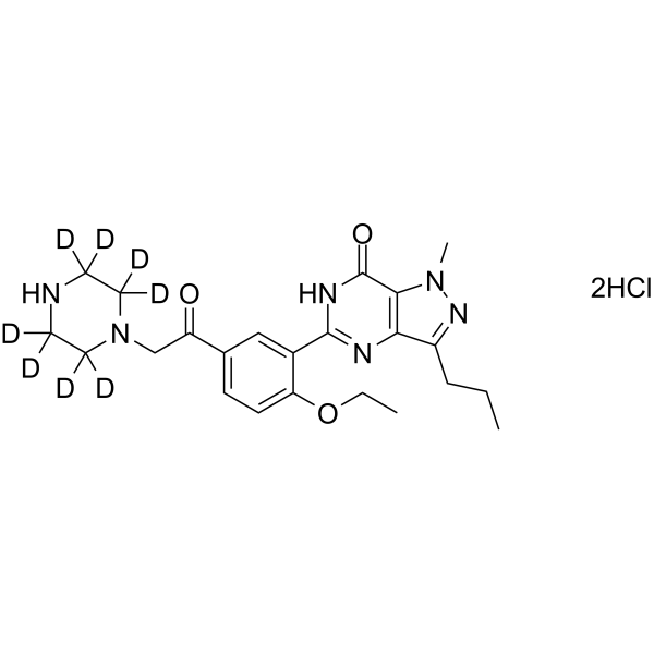 N-Desethyl Acetildenafil-d8 dihydrochloride