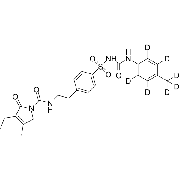 Des(4-methylcyclohexyl) N-4-methylphenyl glimepiride-d7