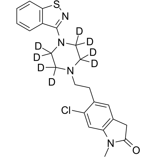 N-Methyl Ziprasidone-d8