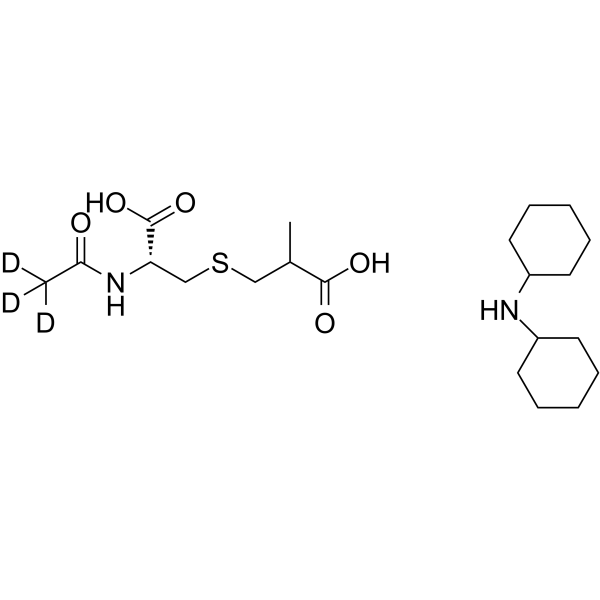 N-Acetyl-S-(2-carboxypropyl)-L-cysteine-d3 dicyclohexylamine