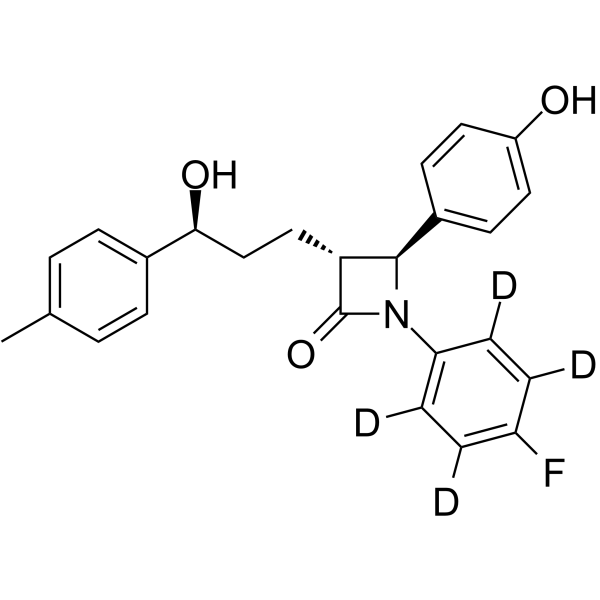 4"DeFluoro-4"methyl-ezetimibe-d4