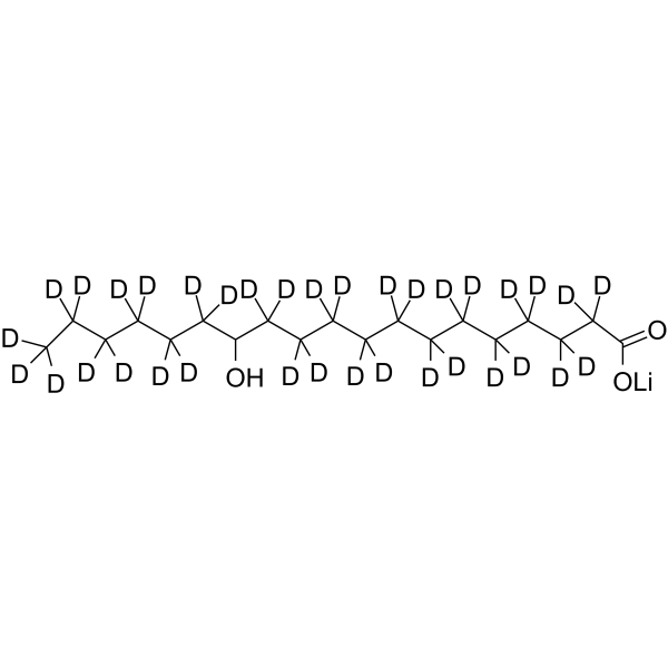 12-Hydroxystearic acid-d34 lithium