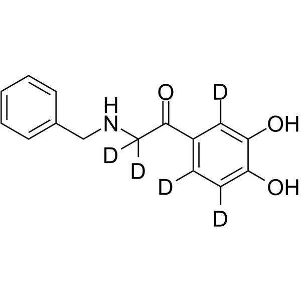 1-(3,4-Dihydroxyphenyl)-2-[(phenylmethyl)amino]-ethanone-d5