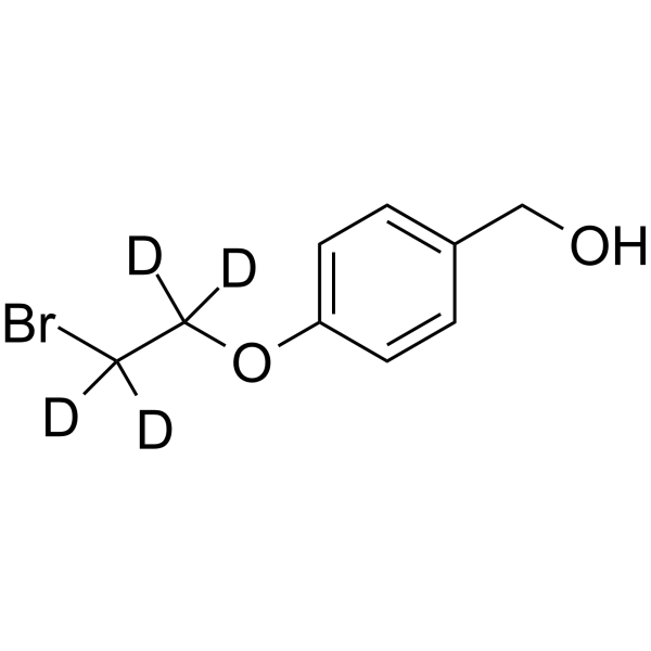 4-(2-Bromoethoxy)benzenemethanol-d4