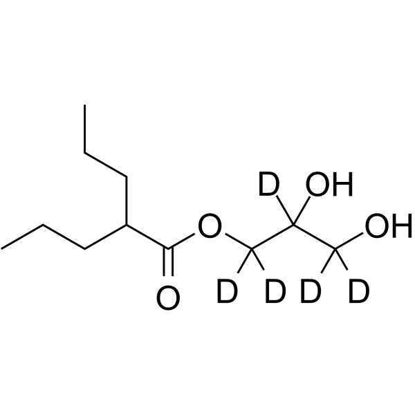 2,3-Dihydroxypropyl valproate-d5