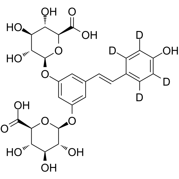 Resveratrol 3,5-diglucuronide-d4