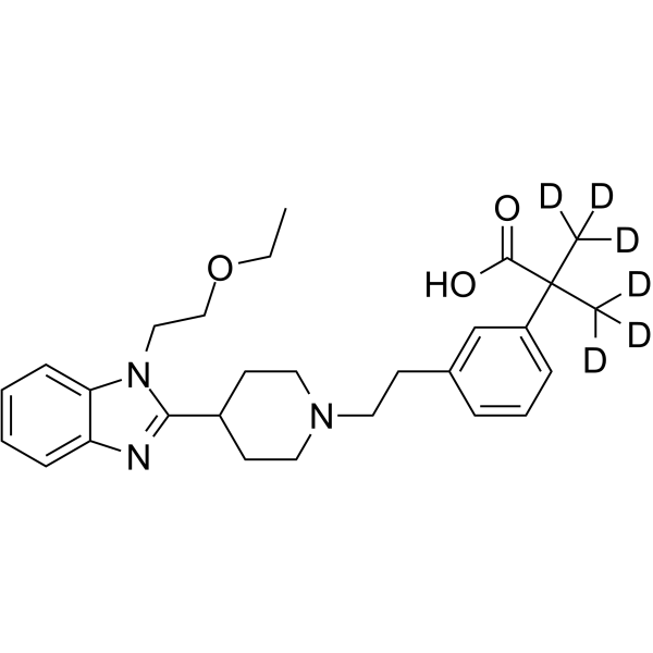 Bilastine-d6(Synonyms: 比拉斯汀 d6)