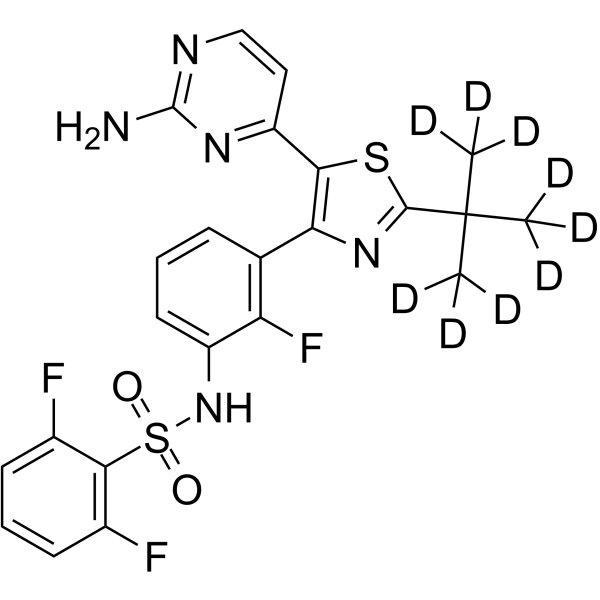 Dabrafenib-d9(Synonyms: GSK2118436A-d9;  GSK2118436-d9)