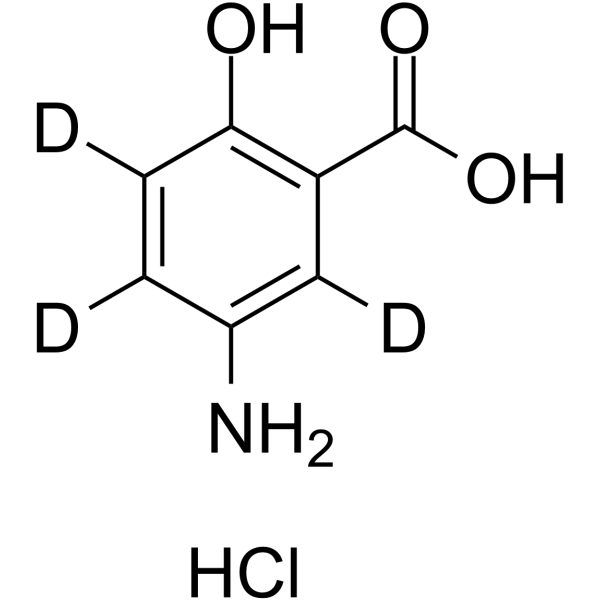 5-Aminosalicylic Acid-D3 hydrochloride(Synonyms: Mesalamine-D3 hydrochloride; 5-ASA-D3 hydrochloride; Mesalazine-D3 hydrochloride)