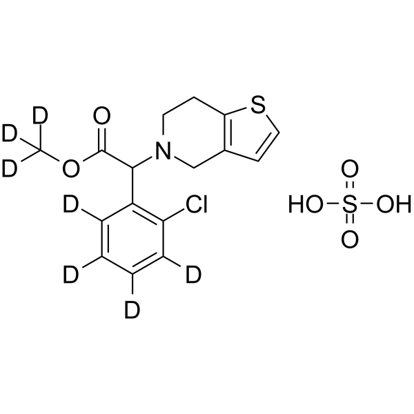 (±)-Clopidogrel-d7 sulfate