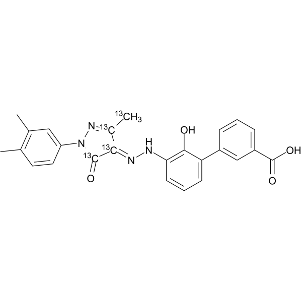 (E/Z)-Eltrombopag 13C4(Synonyms: (E/Z)-SB-497115 13C4)