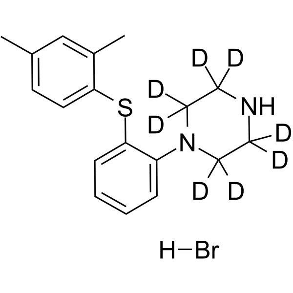 Vortioxetine-d8 hydrobromide(Synonyms: Lu AA21004-d8 hydrobromide)