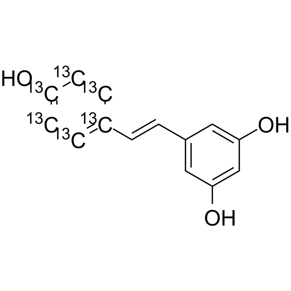 Resveratrol-13C6(Synonyms: trans-Resveratrol-13C6;  SRT501-13C6)