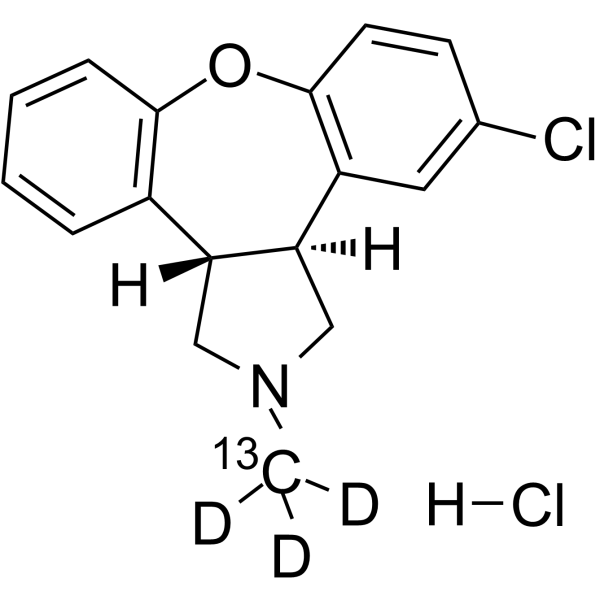 Asenapine-13C,d3 hydrochloride