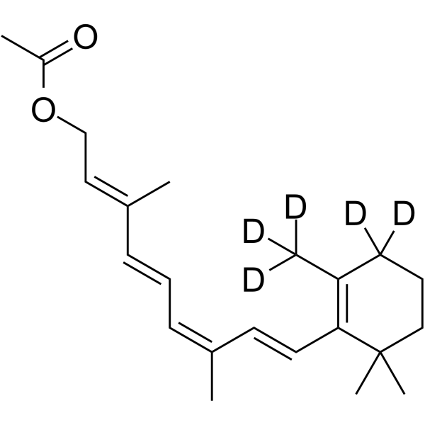 9-cis-Retinol acetate-d5(Synonyms: 9-cis-Vitamin A acetate-d5;  Zuretinol acetate-d5)