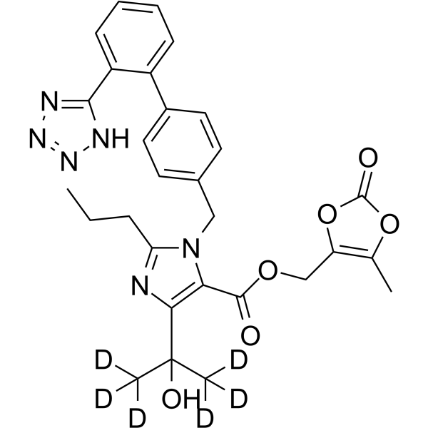 Olmesartan medoxomil-d6(Synonyms: 奥美沙坦酯 d6)