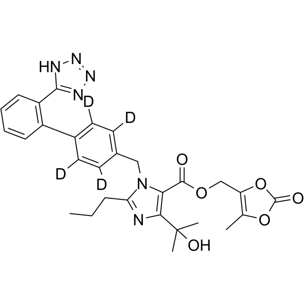 Olmesartan-d4 Medoxomil(Synonyms: 奥美沙坦酯 d4)