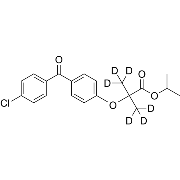 Fenofibrate-d6(Synonyms: 非诺贝特 d6)