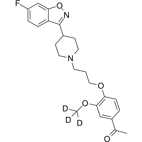 Iloperidone-d3(Synonyms: 伊潘立酮 d3)