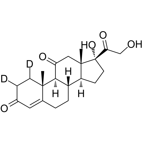 Cortisone-d2(Synonyms: 17-Hydroxy-11-dehydrocorticosterone-d2;  Kendall