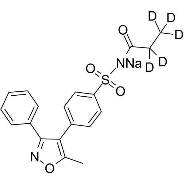 Parecoxib-d5 sodium(Synonyms: SC 69124A-d5)