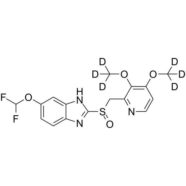 Pantoprazole-d6(Synonyms: BY1023-d6;  SKF96022-d6)