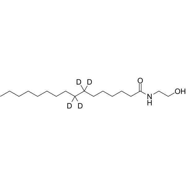 Palmitoylethanolamide-d4(Synonyms: Palmidrol-d4;  Loramine P 256-d4)
