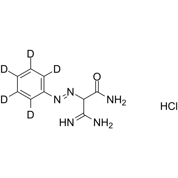3-Amino-3-imino-2-(phenyldiazenyl)propanamide-d5 hydrochloride