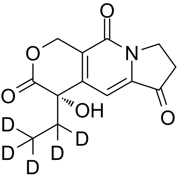 (S)-4-Ethyl-4-hydroxy-7,8-dihydro-1H-pyrano[3,4-f]indolizine-3,6,10(4H)-trione-d5