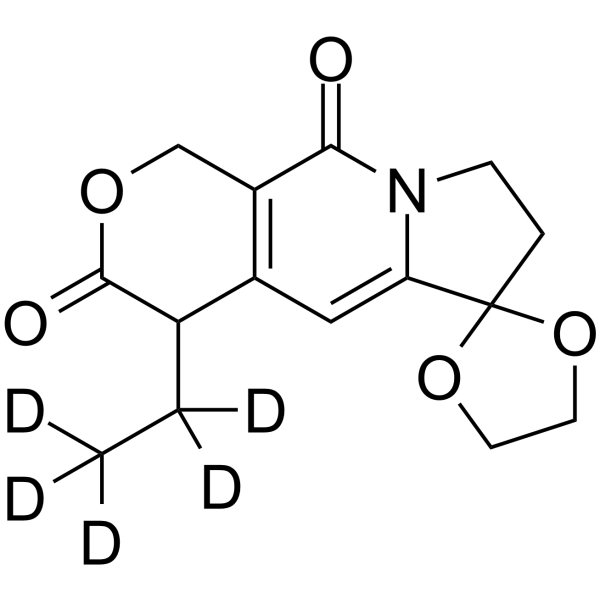 4-Ethyl-1,4,7,8-tetrahydro-3H,10H-spiro[pyrano[3,4-f]indolizine-6,2