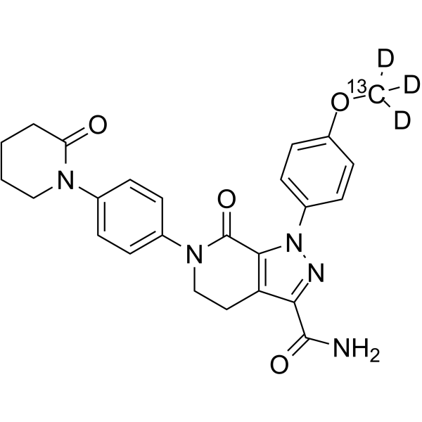 Apixaban 13C,d3(Synonyms: BMS-562247-01 13C,d3)