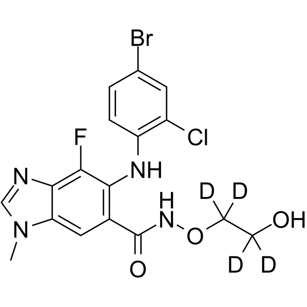 Selumetinib-d4(Synonyms: AZD6244-d4;  ARRY-142886-d4)