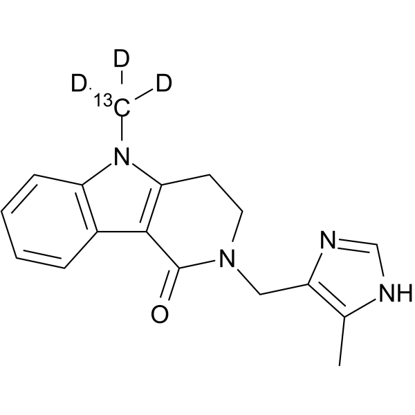 Alosetron-13C,d3(Synonyms: GR 68755-13C,d3;  GR 68755X-13C,d3)