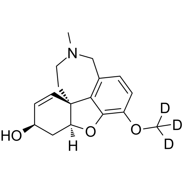 Galanthamine-O-methyl-d3(Synonyms: 加兰他敏 d3)