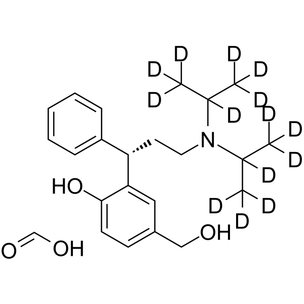 (S)-5-Hydroxymethyl Tolterodine-d14 (formate)