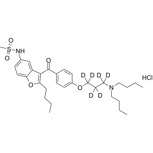 Dronedarone D6 hydrochloride(Synonyms: 决奈达隆 D6)