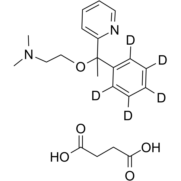 Doxylamine D5 succinate(Synonyms: 琥珀酸多西拉敏 D5)