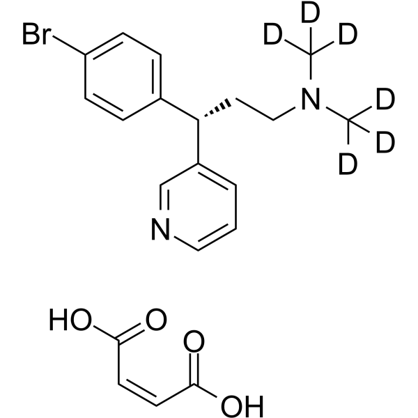 (S)-Brompheniramine-d6 maleate