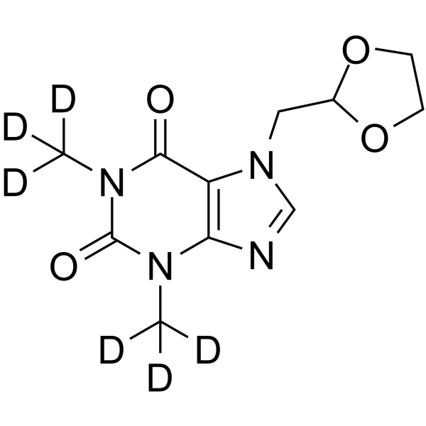 Doxofylline-d6(Synonyms: 多索茶碱 d6)