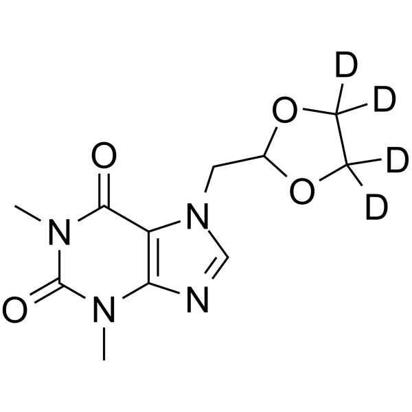 Doxofylline-d4(Synonyms: 多索茶碱 d4)