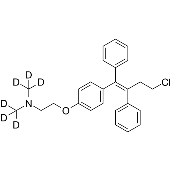 Toremifene-d6(Synonyms: Z-Toremifene-d6; NK 622-d6 free base; FC-1157a-d6 free base)