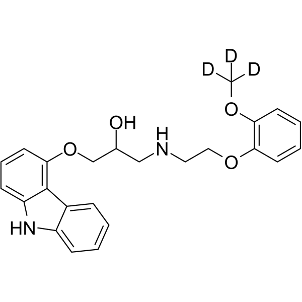 Carvedilol-d3(Synonyms: 卡维地洛 d3)
