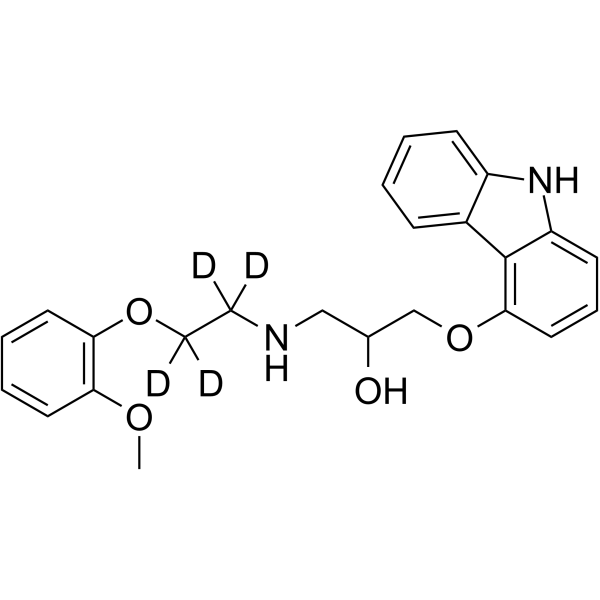 Carvedilol-d4(Synonyms: BM 14190-d4)