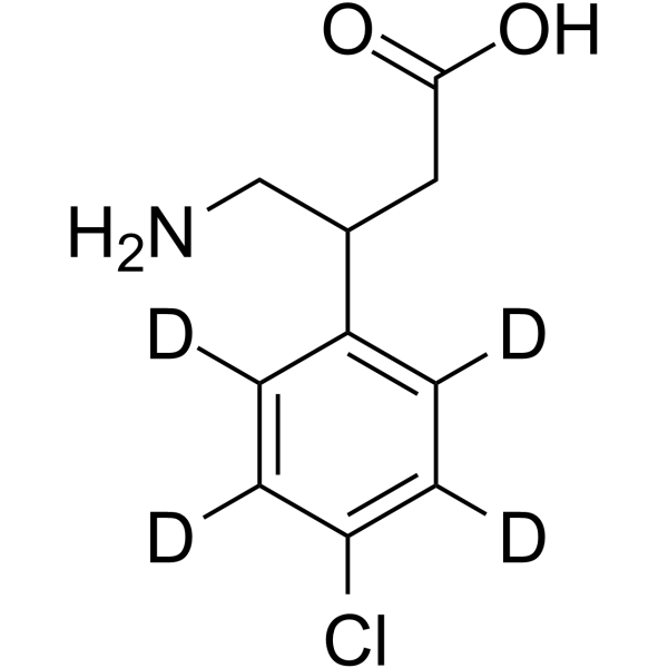 Baclofen-d4(Synonyms: 巴氯芬 d4)